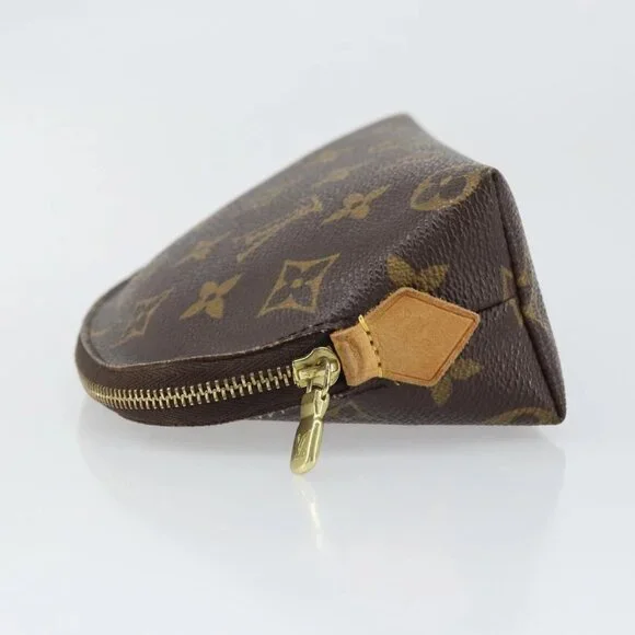 Authentic LOUIS VUITTON Monogram Pochette Cosmetic PM Pouch bst252-022826 - Picture 4 of 16